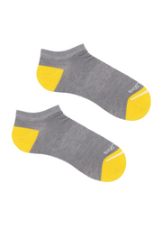 Grey Low Sock, Grey by Teddy Locks - Sustainable