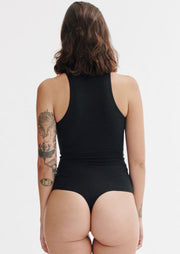 Kensington Bodysuit, Black by Groceries Apparel - Eco Conscious 