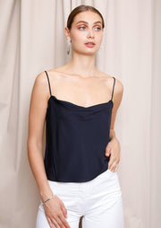 Romee Slip Top, Midnight Blue by Noumenon - Ethical