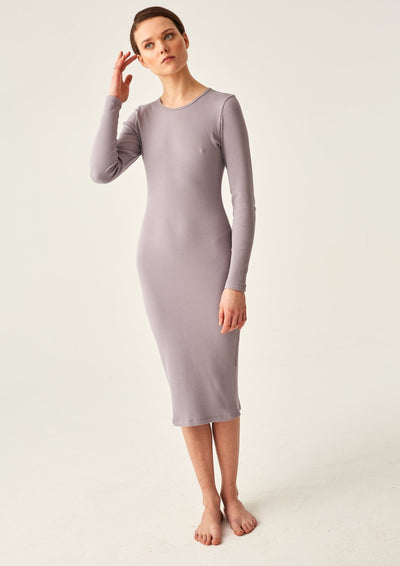 Dress 07/07, Lilac Grey by Nago - Sustainable