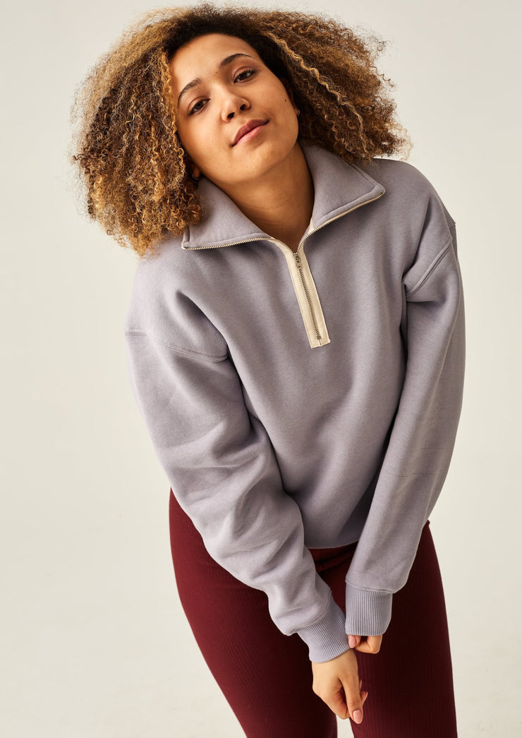 Sweatshirt 05/15, Lilac Grey by Nago - Sustainable
