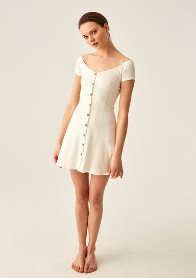 Dress 03/08 , White by Nago - Sustainable