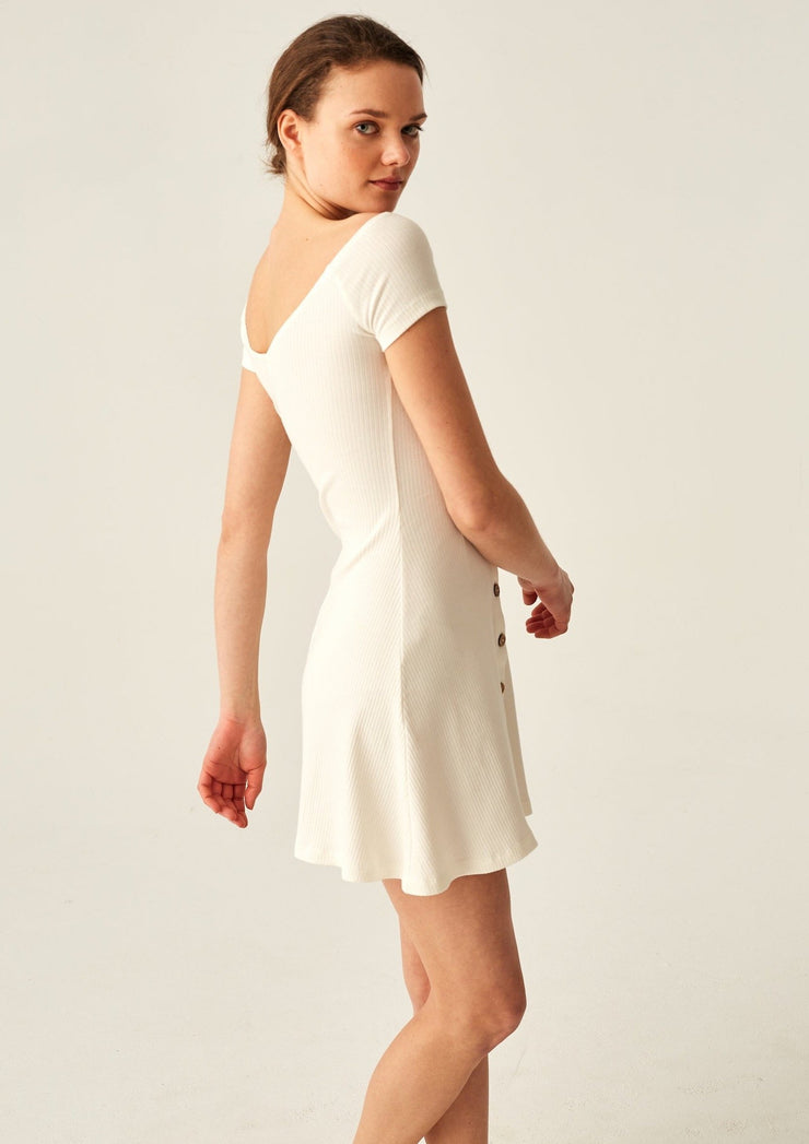 Dress 03/08 , White by Nago - Vegan 