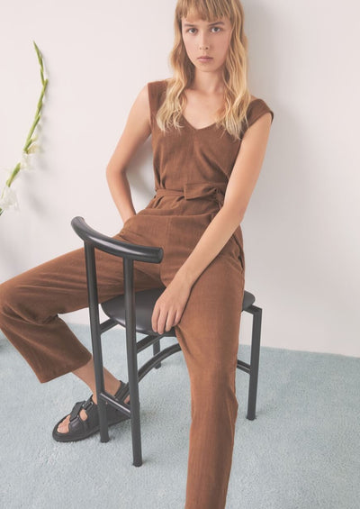 Owl Moon Jumpsuit, Copper by Eve Gravel - Sustainable