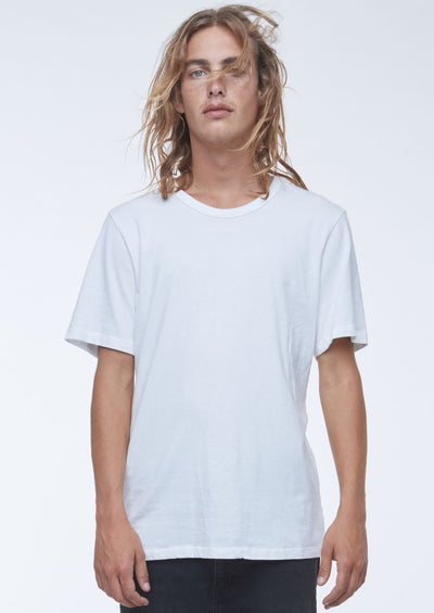 Paco Hemp Crew, White by Groceries Apparel - Sustainable