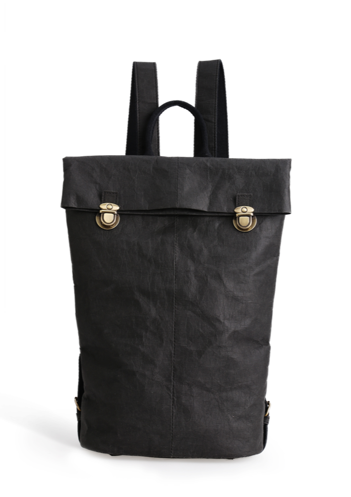 Alisa BackPack, Black by Pretty Simple Bags - Sustainable