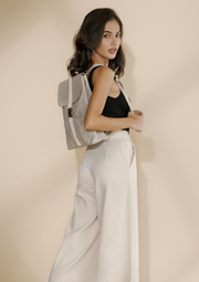 Yuvi BackPack, Grey by Pretty Simple Bags - Cruelty Free