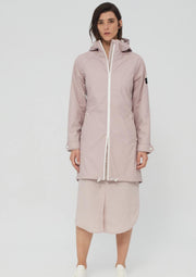 Picton Raincoat Woman, Dusty Pink by Ecoalf - Sustainable