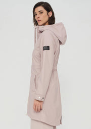 Picton Raincoat Woman, Dusty Pink by Ecoalf - Ethical