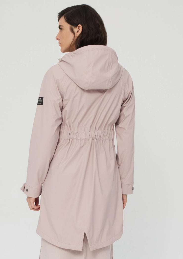Picton Raincoat Woman, Dusty Pink by Ecoalf - Eco Conscious