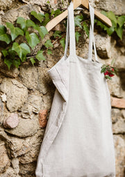 Martha Linen Tote Bag, Natural by Son De Flor - Ethical