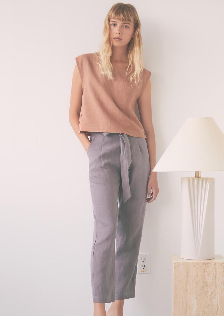 Saturne Pants, Mauve by Eve Gravel - Sustainable