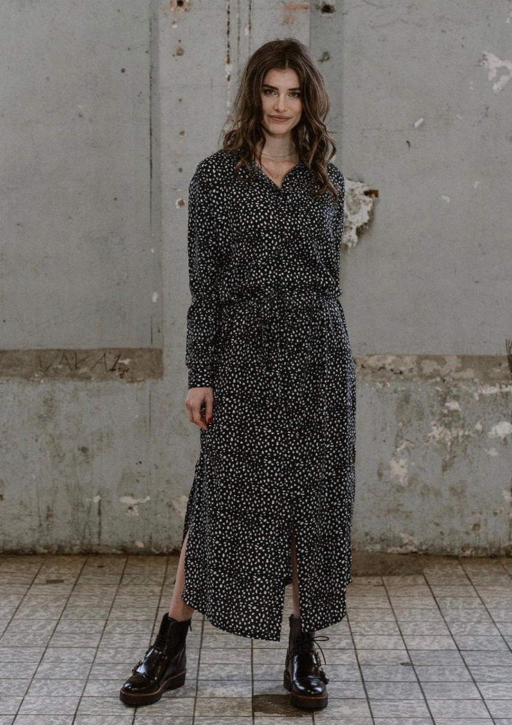 Maxi Dress Nupur, Animal Dot by J-Lab3L - Sustainable