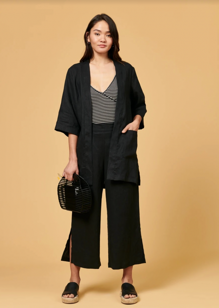 Valentina Pant, Black by Whimsey + Row - Sustainable
