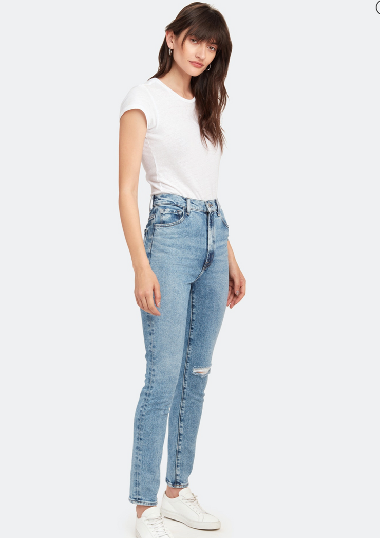 1212 High-Rise Slim Straight, Chadron Destruct by J Brand - Eco Conscious