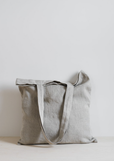 Foldable Tote Bag, Natural by Quiet Objects - Sustainable 
