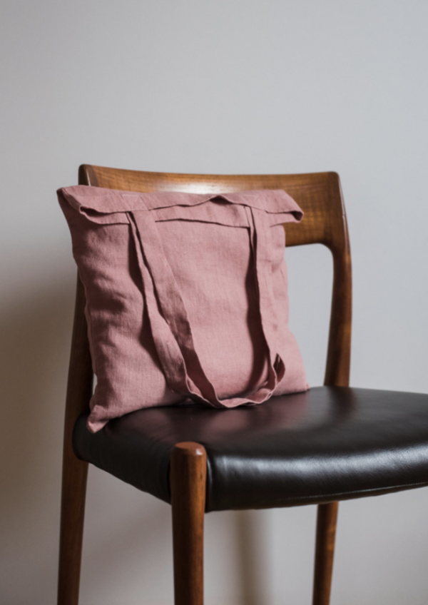 Foldable Tote Bag, Salmon Pink by Quiet Objects - Ethical 
