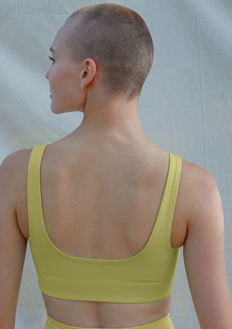 Tommy Bra, Chartreuse by Girlfriend Collective - Cruelty Free