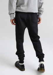 Recycled Fleece Tapered Sweatpant, Black by Richer Poorer - Eco Friendly