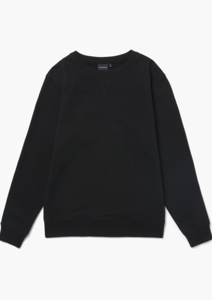 Recycled Fleece Sweatshirt, Black by Richer Poorer - Cruelty Free