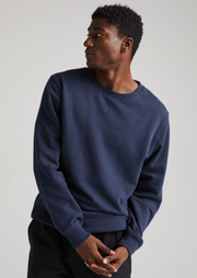 Recycled Fleece Sweatshirt, Blue Nights by Richer Poorer - Sustainable