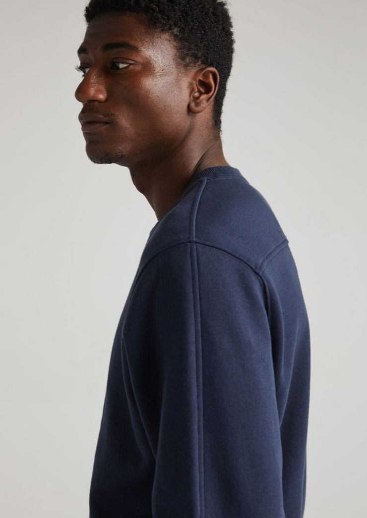 Recycled Fleece Sweatshirt, Blue Nights by Richer Poorer - Eco Friendly