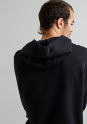 Recycled Fleece Hoodie, Black by Richer Poorer - Eco Friendly