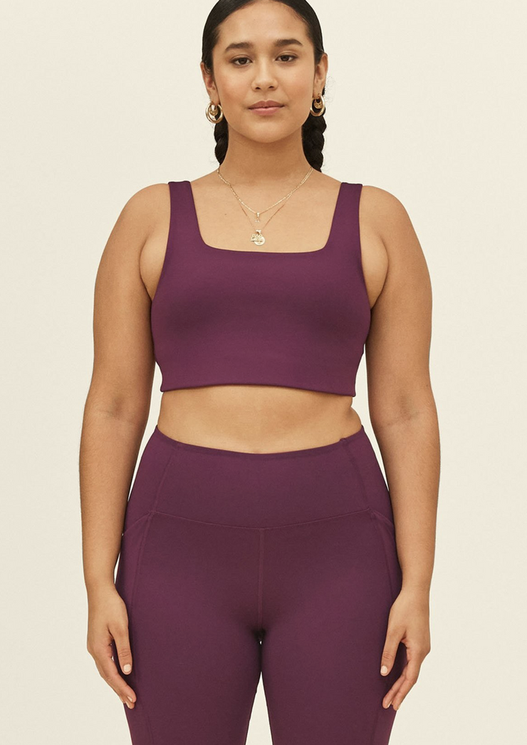 Tommy Bra, Plum by Girlfriend Collective - Environmentally Friendly
