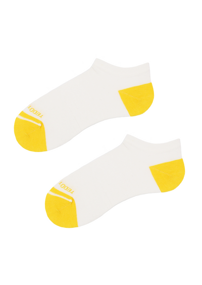 White Low Sock, White by Teddy Locks - Sustainable