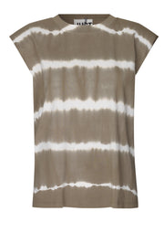 Beijing Top Tiedye, Taupe by Just Female - Eco Conscious