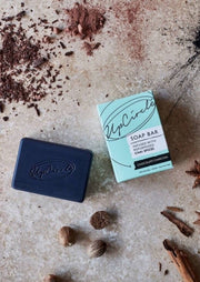 Chai Soap Bar, Chocolate Charcoal by Upcircle Beauty - Eco Friendly