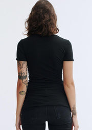 Womens Vee, Black by Groceries Apparel - Ethical