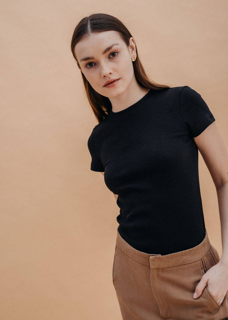 Organic Cotton T-shirt 13/04, Black by Nago - Ethical 