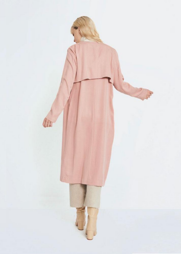 Anais Trench, Pink by SiiZu - Eco Friendly 