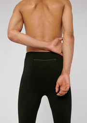 SilverTech™ Active Men’s Running Tights, Black by Organic Basics - Ethical
