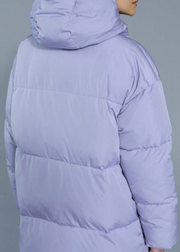 Elphin Puffer Coat, Lilac Blue by Embassy Of Bricks And Logs - Fair Trade 