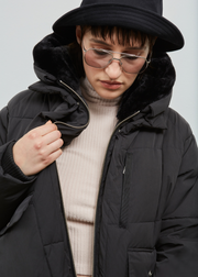 Lyndon Puffer Jacket, Black by Embassy Of Bricks And Logs - Ethical 