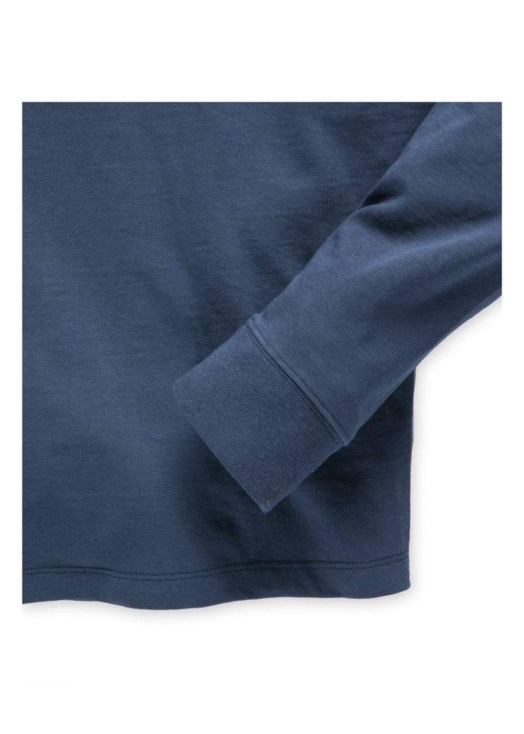 Second Spin Henley, Atlantic Blue by Outerknown - Eco Conscious 
