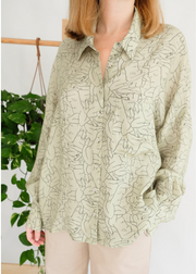 Marwa Blouse, Sage by Oh Seven Days - Sustainable