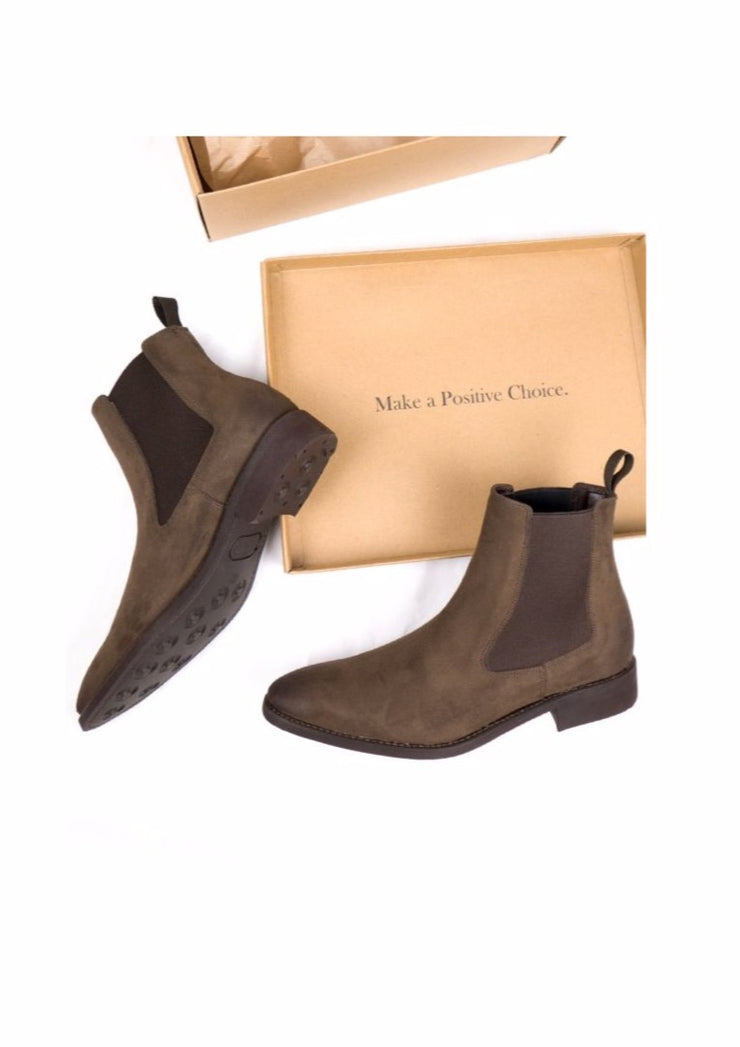 Goodyear Welt Chelsea Boots, Brown by Will&