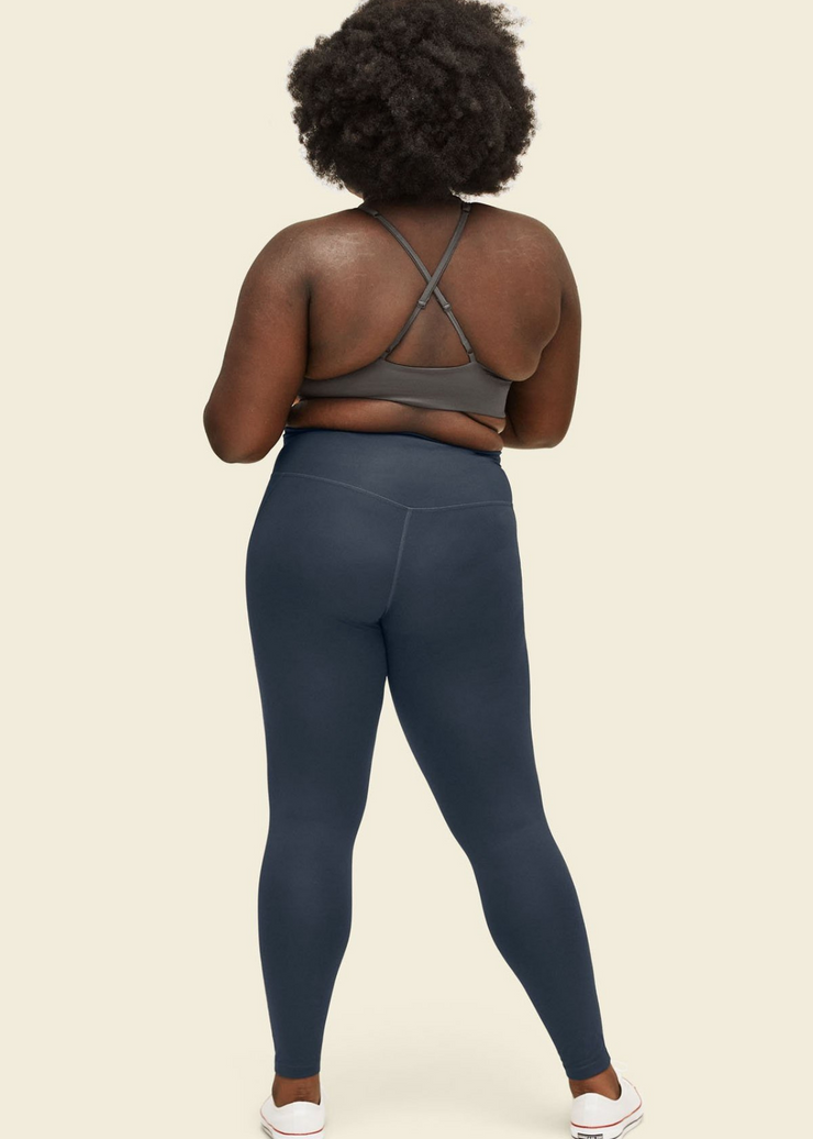 High-Rise Compressive Leggings, Midnight by Girlfriend Collective - Carbon Neutral