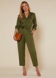 Army Utility Jumpsuit, Olive Drab by Outerknown - Sustainable