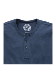 Second Spin Henley, Atlantic Blue by Outerknown - Eco Friendly 