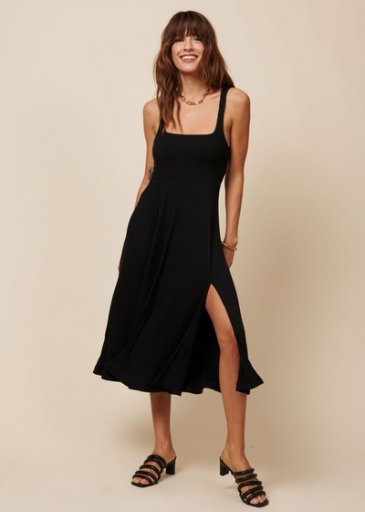 Frankie Dress, Black by Whimsy + Row - Sustainable 