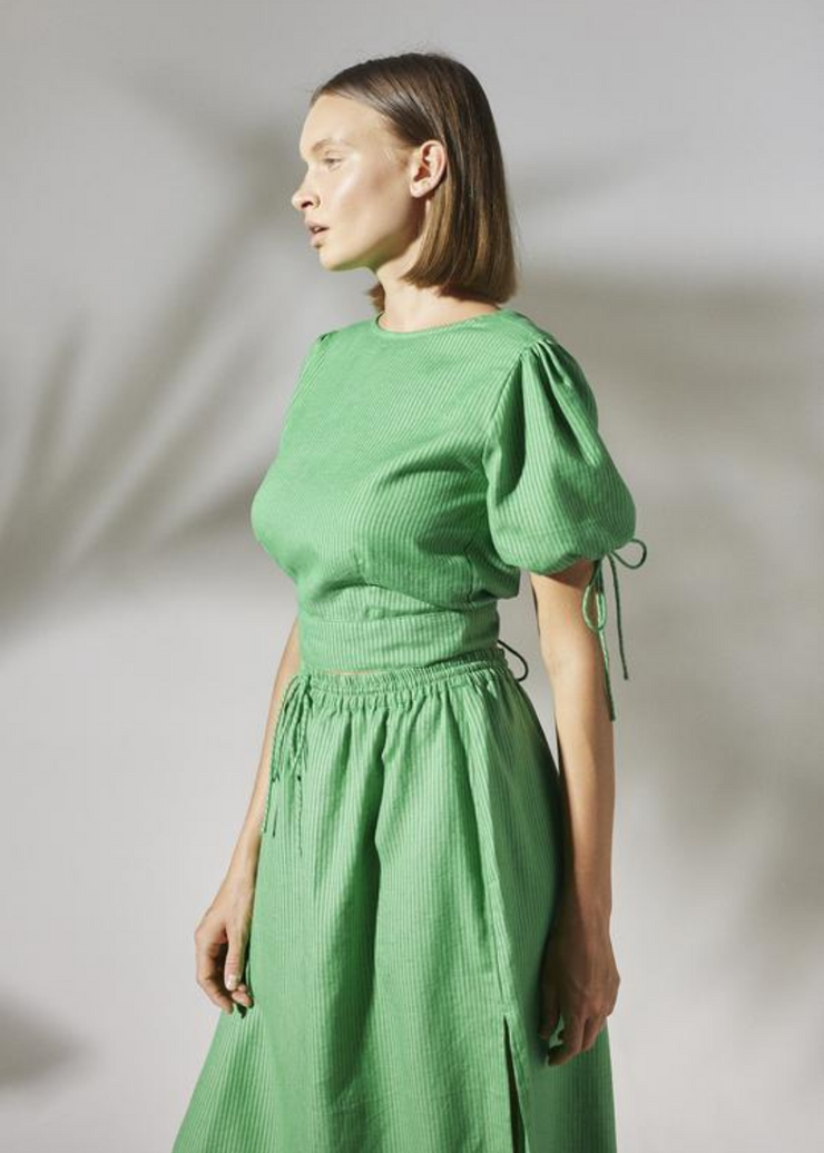 Kiana Top, Pine Green by Rue Stiic - Ethical