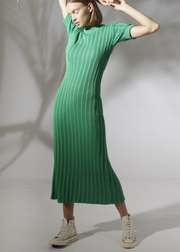 Wren Maxi Knit Dress, Pine Green Teal by Rue Stiic - Eco Friendly 