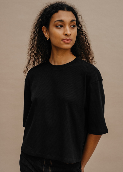 Organic Cotton T-shirt 13/01, Black by Nago - Sustainable 
