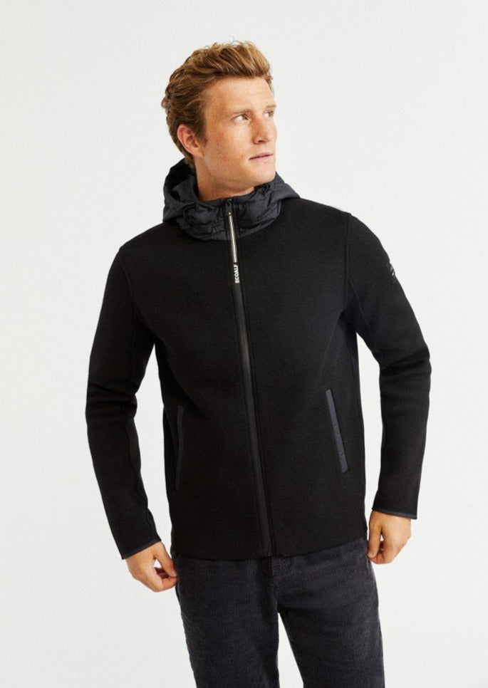 Capitello Sweater Man, Black by Ecoalf - Sustainable