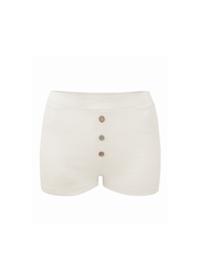 Organic Cotton Boxer Shorts And Top Set 19/03, Cream White by Nago - Fair Trade