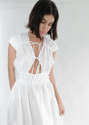 Winona Dress, White by Oh Seven Days - Carbon Neutral
